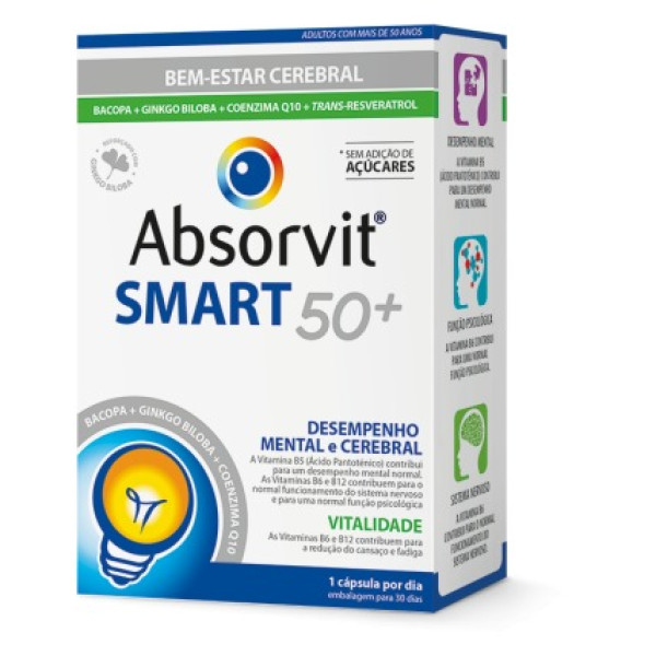 Absorvit Smart 50+ Cápsulas x30